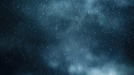 Obraz premium Rainstorm scene with dark clouds and lightning, suitable for educational content, film backgrounds, or dramatic digital compositions.