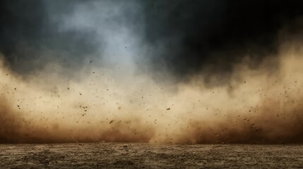 Abstract war zone backdrop with fire particles and noise texture, suitable for game design, film posters, or historical battle recreations.