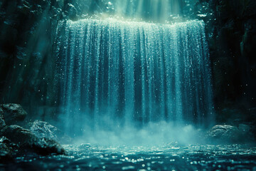 Fine Droplets Suspended in Nature&rsquo;s Thunderous Roar