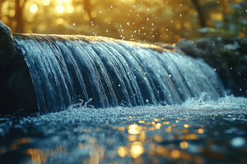 The Untamed Power Beneath the Falling Stream