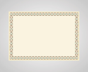 Decorative blank certificate border 