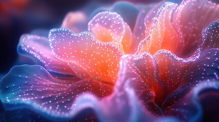 High-Detail Refractographic Vision of a Glowing Ocean Bloom