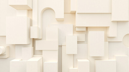 A close-up view of a white 3D architectural model showcasing intricate details and structures
