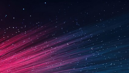 Abstract digital artwork with vibrant streaks of pink and blue