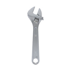 Obraz premium Shiny metal wrench isolated on a transparent background