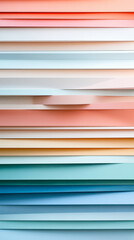Fototapeta premium Pastel horizontal lines creating a modern and geometric background