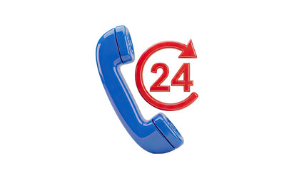 24 Hour Phone Service Icon