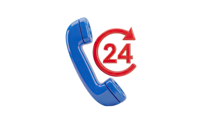 24 Hour Phone Service Icon
