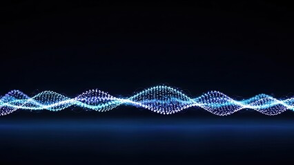 Abstract digital wave pattern