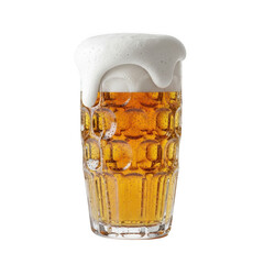 Freshly poured pint of beer