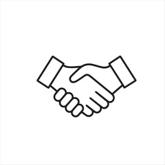 Obraz premium “Cooperation and Partnership Line Icon”