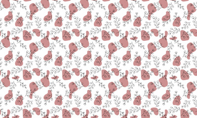 Beautiful Seamless Floral Pattern Design