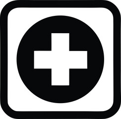 Obraz premium Medical cross symbol Vector