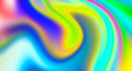 Fototapeta premium abstract fluid vibrant colorful background rainbow neon colors wallpaper seamless wave retro silk art swirly dynamic illustration 