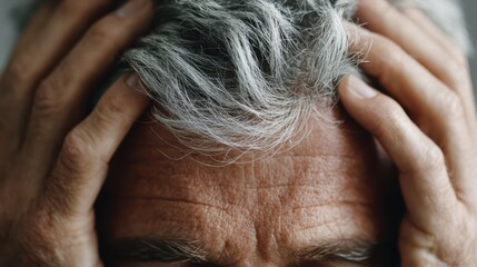 Fototapeta premium Aging femininity concept emphasizing identity and self perception.