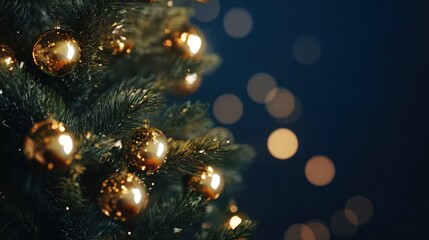 Detailed Christmas tree texture background, great for crafting projects, digital scrapbooking, or warm festive compositions.