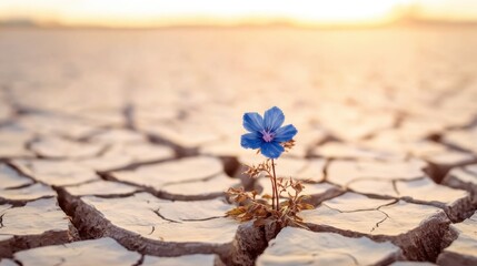 Hardy flower showcasing life against odds, great for posters, book covers, or projects about strength and perseverance in nature.
