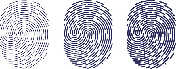 fingerprint vector illustration