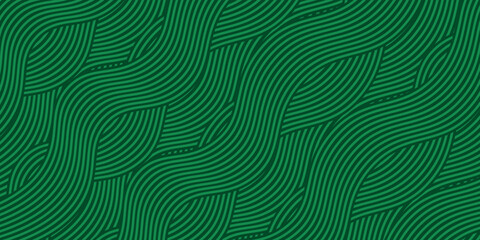 farm green banner, organic abstract background with fields. wavy green lines, natural organic products. ecology background. striped farmer green Pattern