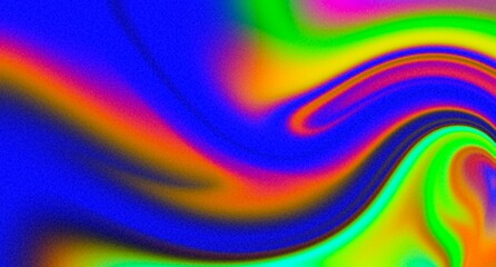 Obraz premium abstract fluid vibrant colorful background rainbow neon colors wallpaper seamless wave retro silk art swirly dynamic illustration 