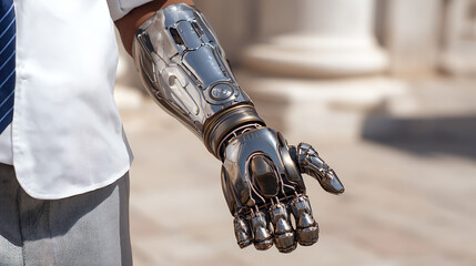 An AI powered prosthetic arm helping a man live normally (2)