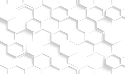 A white background with a repeating pattern of hexagonal shapes