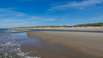 Obraz premium Nordseestrand, Dünen- und Strandlandschaft