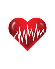 Heart rate symbol