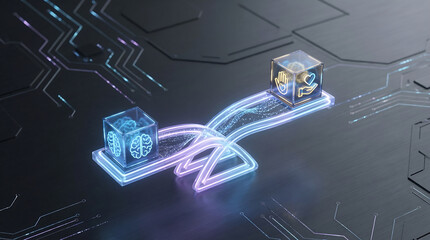 Technology Image Background. Technology Illustration Background.