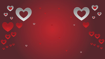 Celebrating love with heart shapes