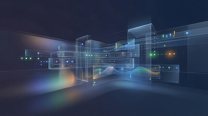 Technology Image Background. Technology Illustration Background.