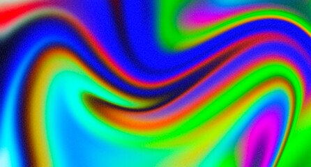 Fototapeta premium abstract fluid vibrant colorful background rainbow neon colors wallpaper seamless wave retro silk art swirly dynamic illustration 