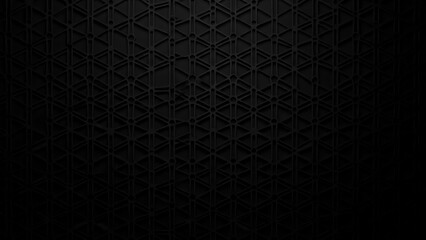 Abstract Geometric Texture: A captivating close-up showcases a geometric pattern, with textured lines interwoven to create a dark, abstract design that sparks intrigue and mystery. 