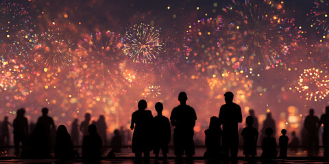 group of people dancing in the night