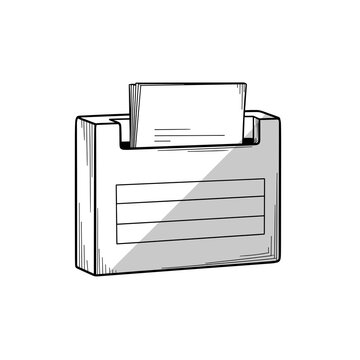 One timecard partially inserted into a timecard holder  