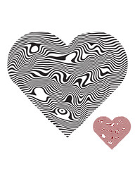 Abstract heart designs