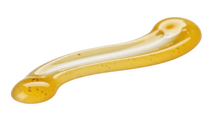 Isolated golden honey, sweet nectar on a plain background, viscous and dripping fluid, natural © Aoife