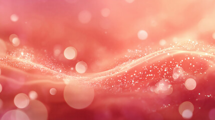 赤色の玉ボケ背景素材（生成AI)