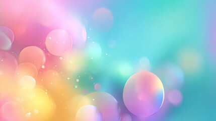 プリズムと玉ボケの背景素材（生成AI)