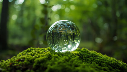 water drops on green grass