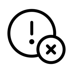 Error Status Alert icon