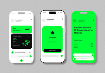 Smartphone Screen Interface Mockup