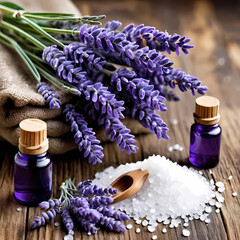 lavender soap and lavender