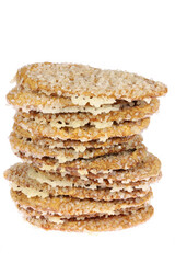 Dutch Arnhemse Meisjes cookies isolated on white background