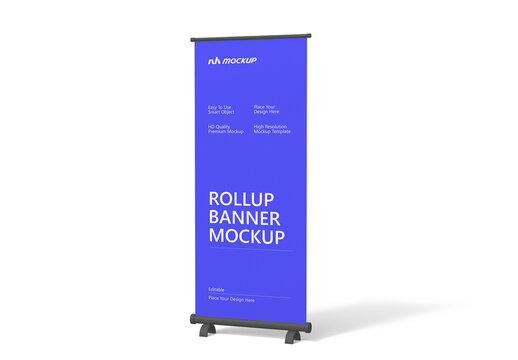 Roll-Up Banner Mockup Display