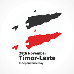 Obraz premium timor-leste map illustration on white background