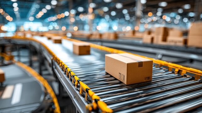 Medium shot of smart inventory sensors integrating with barcode scanning technology to monitor product movement and optimize inventory control processes - Powered by Adobe