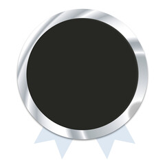 Shiny silver badge and label pack with luxury metallic frames, polished chrome accents, and refined decorative ornaments ideal for premium product packaging and high-end brand visuals