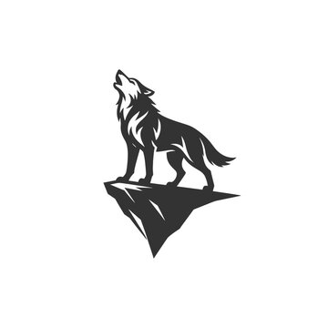 Monochrome Fang Wolf Crest