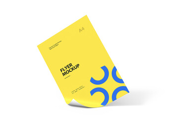 Realistic Flyer Mockup Template